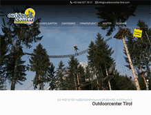 Tablet Screenshot of outdoorcenter-tirol.com